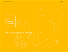 Tablet Screenshot of intecinemafestival.com